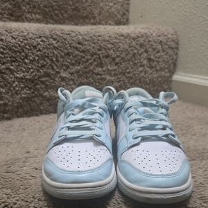 Nike Light Blue and White Sneakers